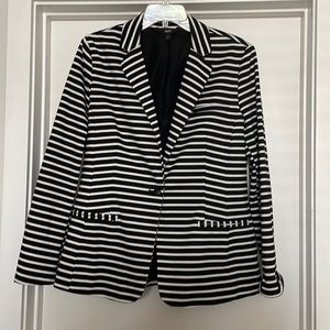 Striped Strerch Blazer